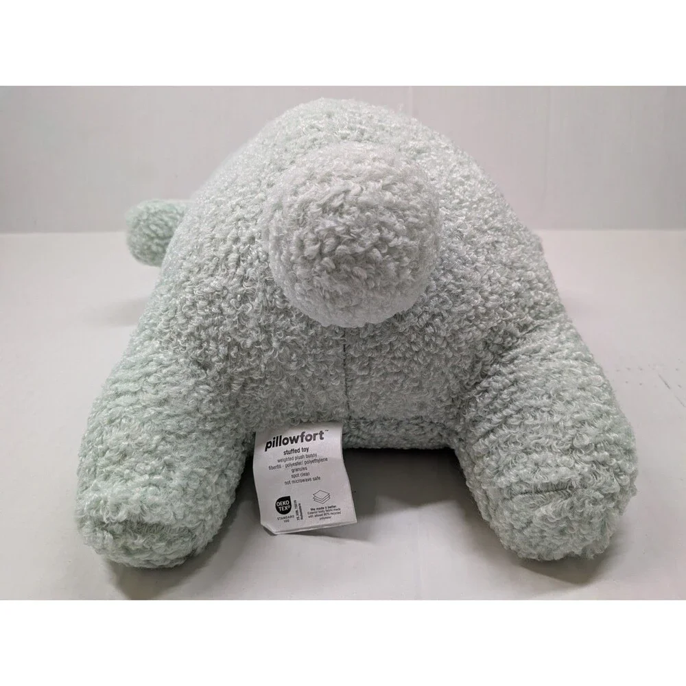 Pillowfort Weighted Bunny Plush Kids' Throw Pillow MInt Green